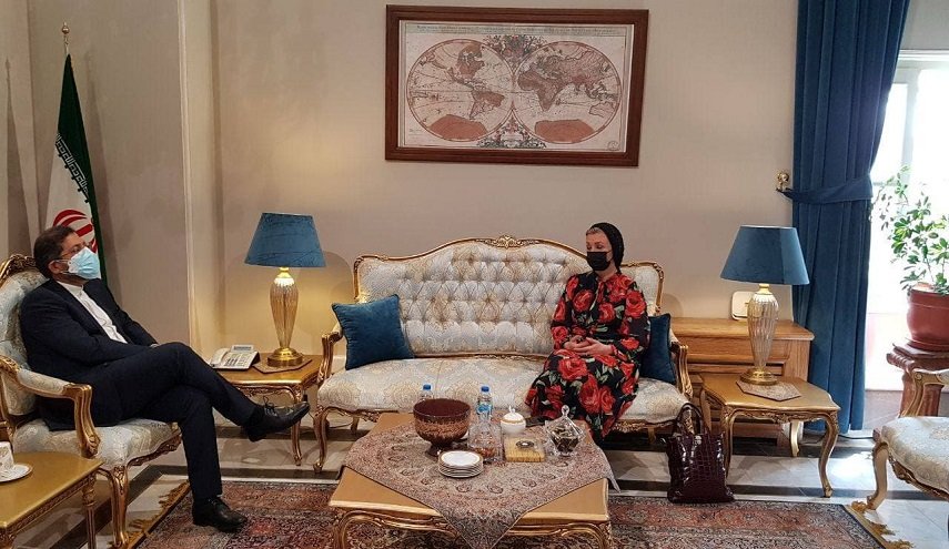 المتحدث باسم الخارجية الايرانية يستقبل نظيرته الروسية في طهران