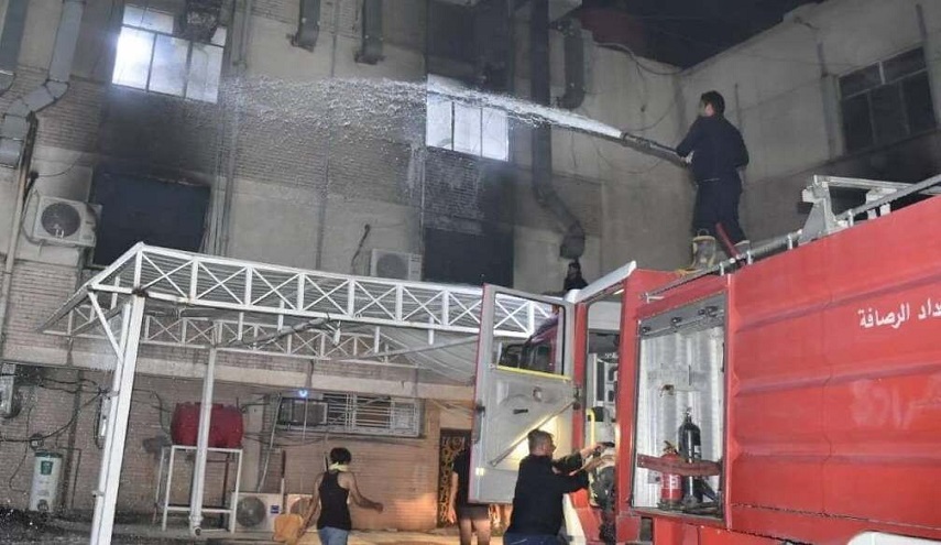 وزير الصحة الإيراني يعزي بضحايا حادث مستشفى في بغداد