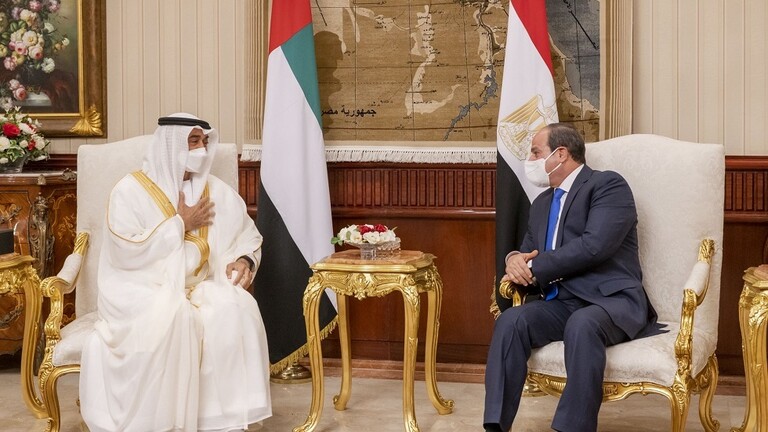 ديدار السيسي و بن زايد