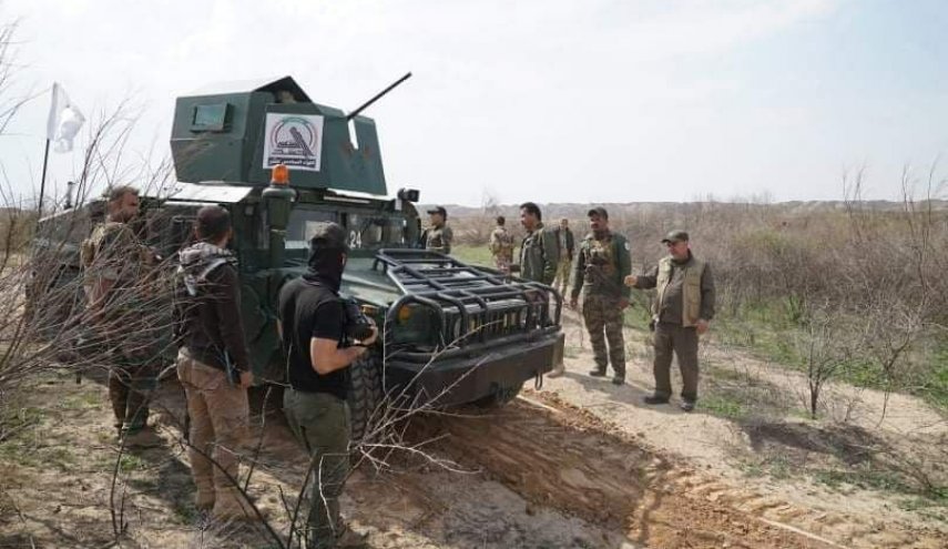الحشد الشعبي يدمر مضافات لداعش غربي العراق