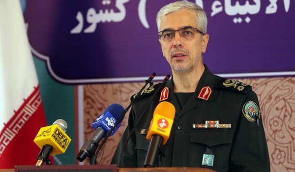رئيس الاركان الايرانية: مهمة مقر الدفاع الجوي اولوية اولى للقوات المسلحة