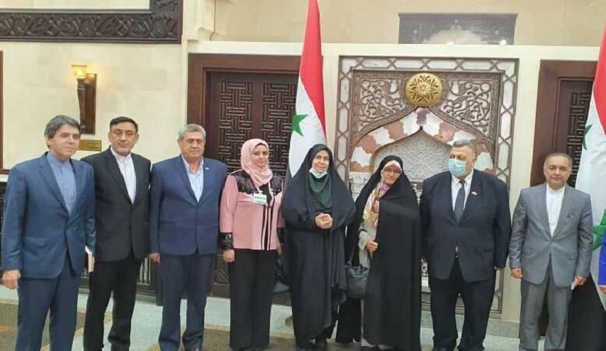 الوفد البرلماني الايراني الى دمشق يلتقي رئيس مجلس الشعب السوري