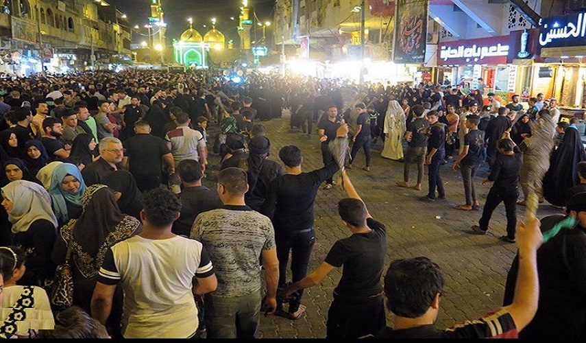 الكاظمية تستقبل المعزين بذكرى استشهاد الامام محمد الجواد (ع)