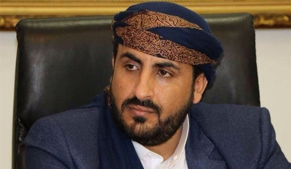 محمد عبدالسلام: تجديد أمريكا وقوفها مع العدوان يتنافى كليا مع تصريحاتها المزعومة لتحقيق السلام باليمن