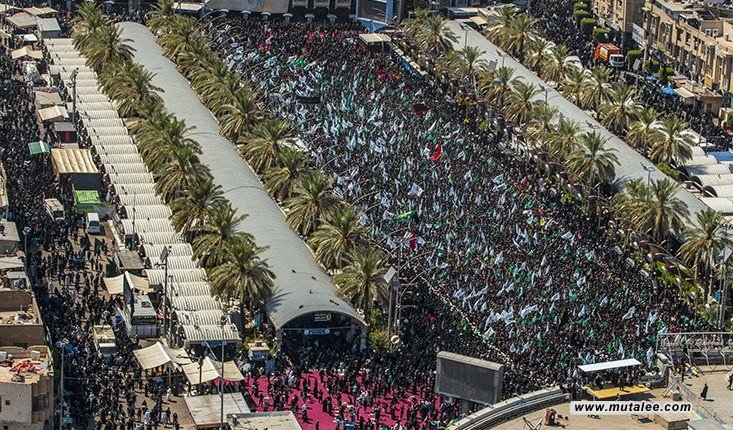 بالصور..الجموع المليونية المشاركة في عزاء ركضة طويريج