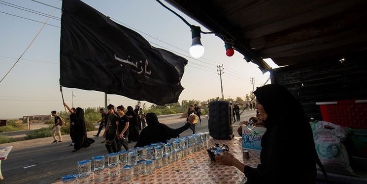  آمادگي موكب‌هاي نجف تا كربلا براي پذيرايي از زائران اربعين