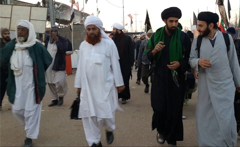 حضور علماي اهل سنت در راهپيمايي اربعين