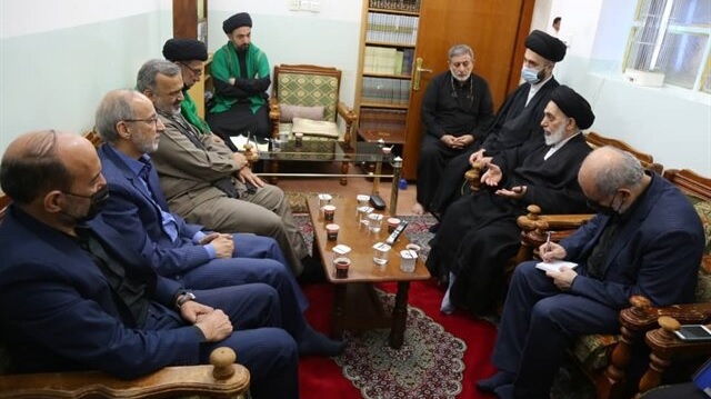 گفتگوي رييس سازمان حج و امام جمعه نجف درباره مشكلات زائران اربعين