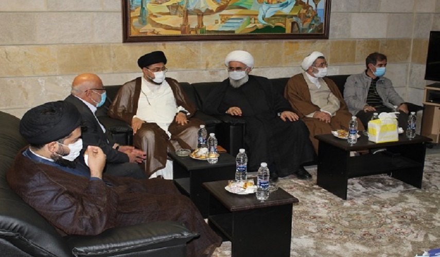 خليل حمدان يستقبل أمين عام المجمع العالمي لأهل البيت(ع) في لبنان