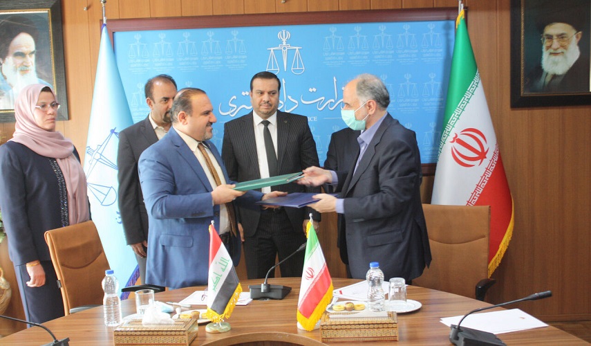 إيران والعراق يوقعان بيانا مشتركا حول توسيع العلاقات القضائية