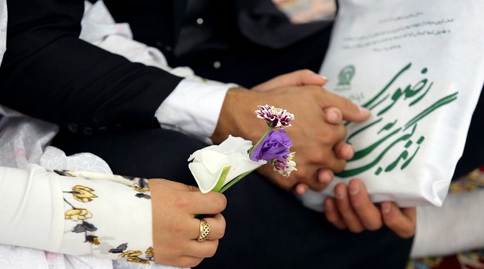 العتبة الرضوية تحتفل بزواج 150 زوجا من الجالية الأفغانية