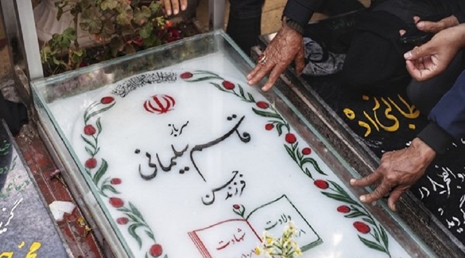 قاليباف يزور روضة الشهداء ومزار الشهيد سليماني