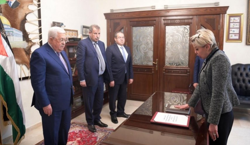 تعيين  سلام الزواوي سفيرة لفلسطين لدى ايران