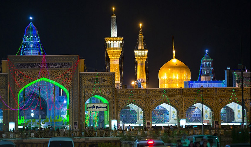 مواقيت الأذان لمدينة مشهد المقدسة وضواحيها ليوم الخميس 