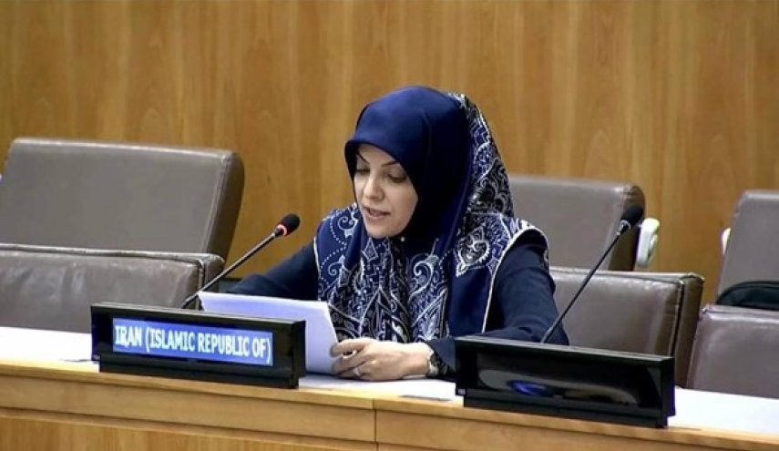  سفيرة ايران بالامم المتحدة: فرض الحظر على الشعب الايراني جريمة ضد الانسانية 