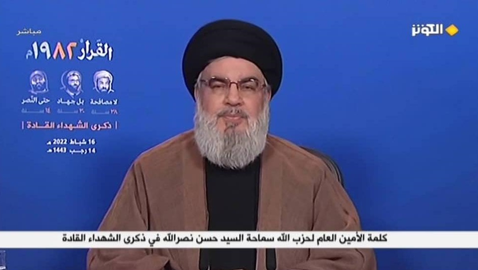 نصرالله : از مدتها قبل ساخت موشكهاي نقطه زن و پهپاد را آغاز كرده ايم