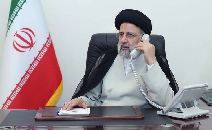 رئيسي يؤكد لنظيرِه الفرنسي.. أي اتفاق يجب أن يشمل إلغاء الحظر عن ايران