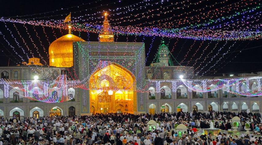 مواقيت الأذان لمدينة مشهد المقدسة وضواحيها ليوم الأربعاء
