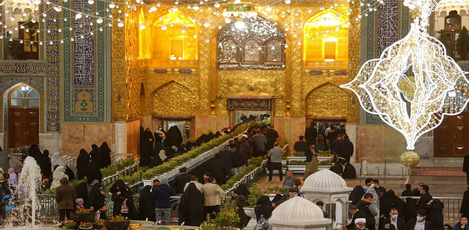 احتفال كبير في العتبة الرضوية بمناسبة الأعياد الشعبانية