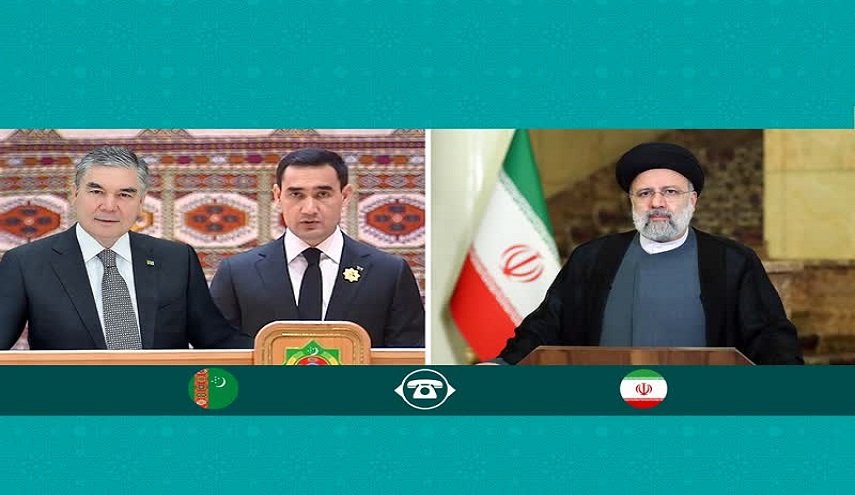 رئيسي يؤكد أهمية ممر "شمال-جنوب" مع الرئيسان التركماني القديم والجديد