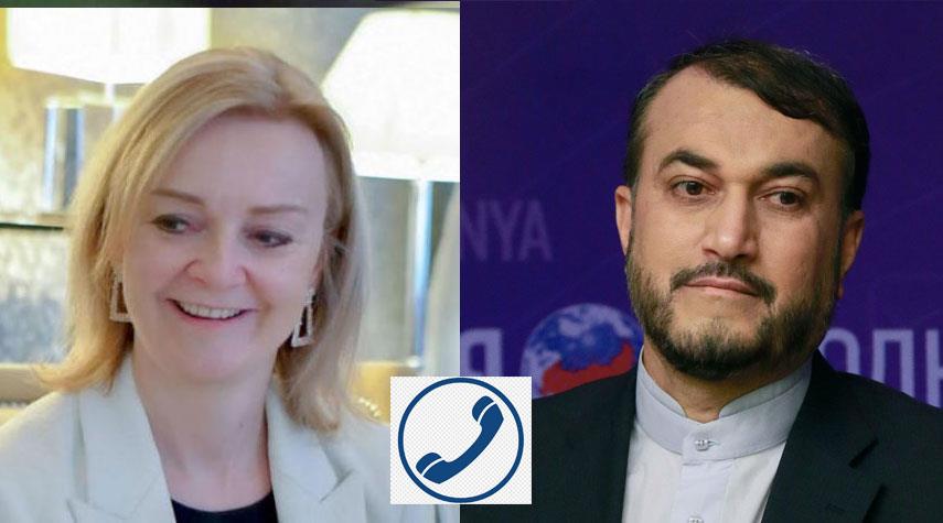 عبد اللهيان لتراس: مستعدون للإتفاق النهائي لو جرى الإلتزام بخطوطنا الحمراء