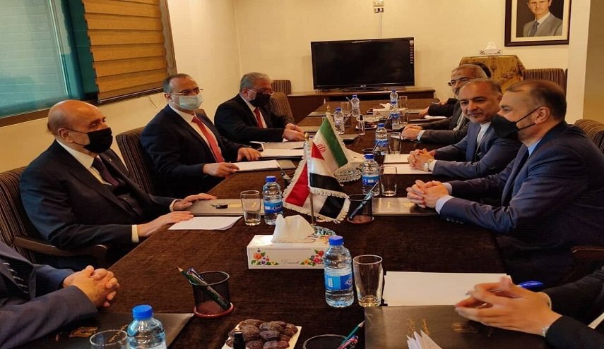  امير عبداللهيان يؤكد على مواصلة دعم ايران للحكومة والشعب السوري 