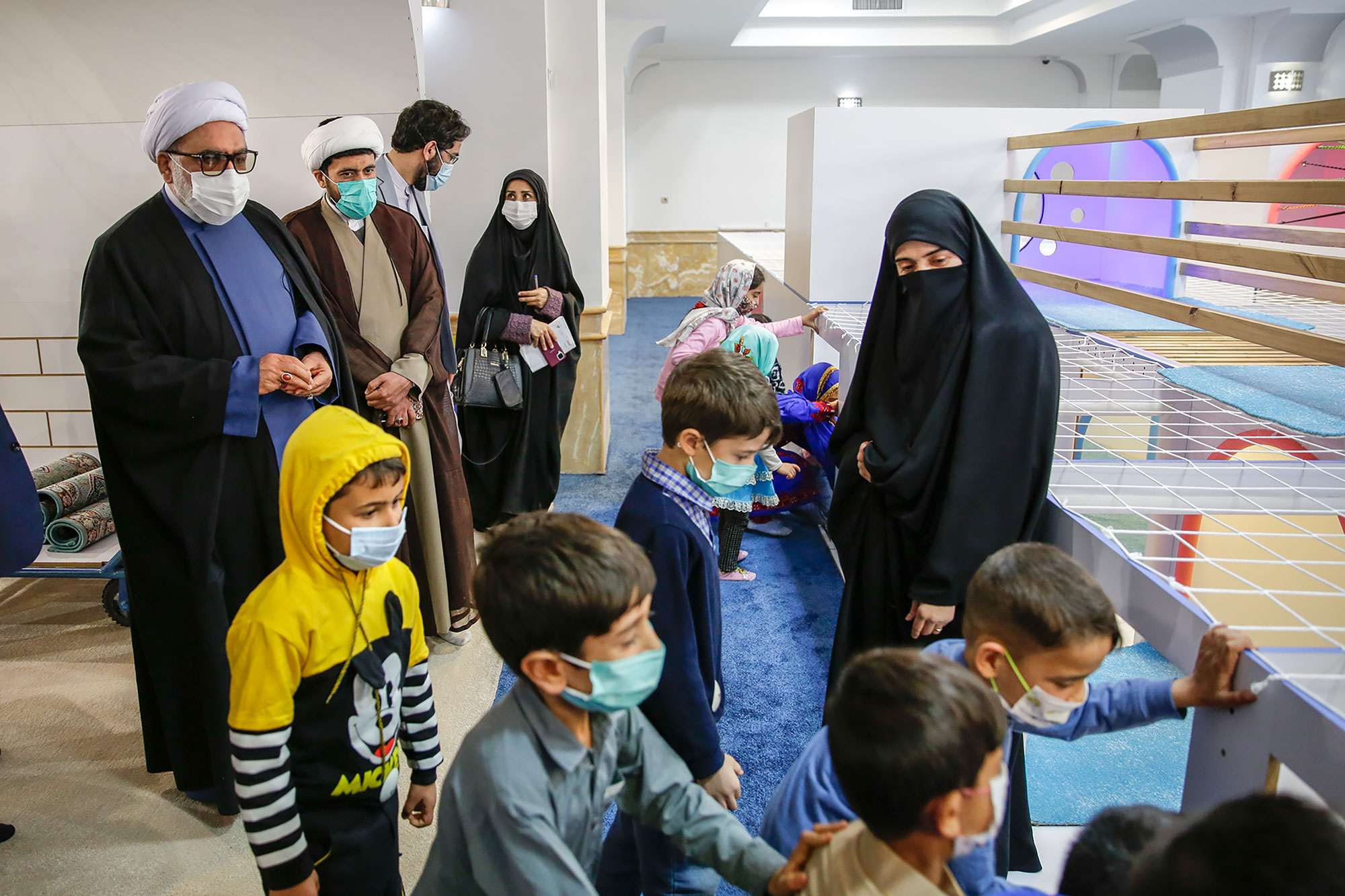 بالصور... العتبة الرضوية تفتتح رواقاً مخصصاً للأطفال  