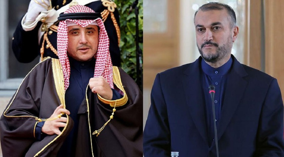 وزيرا خارجية ايران والكويت يشددان على ضرورة  تعزيز العلاقات بين البلدين