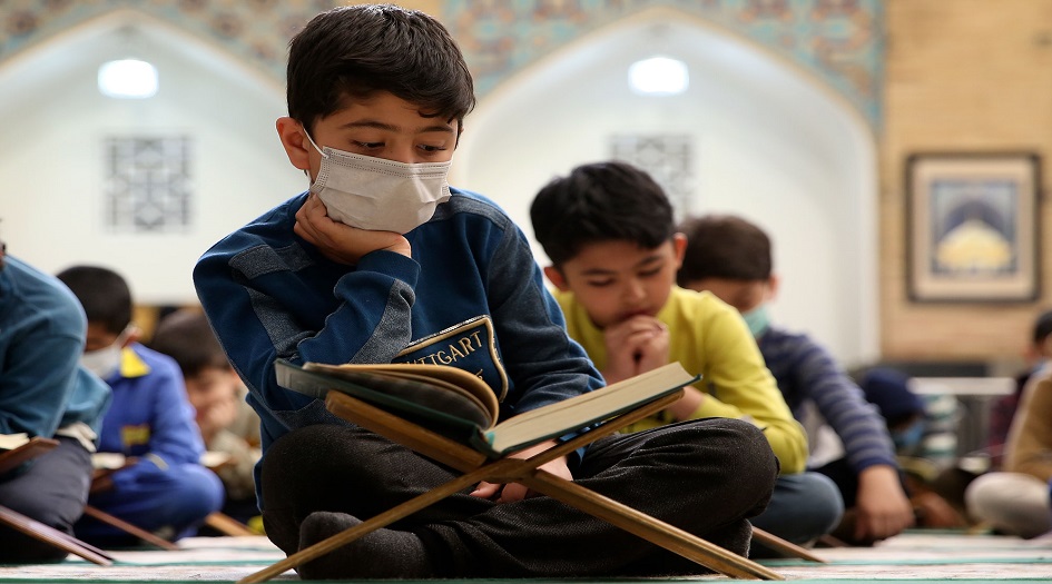 تلاوة الأطفال للقرآن الكريم في الحرم الرضوي المطهر