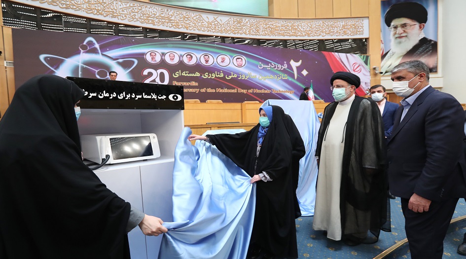الرئيس الايراني  يزيح الستار عن 9 إنجازات جديدة في مجال الطاقة النووية