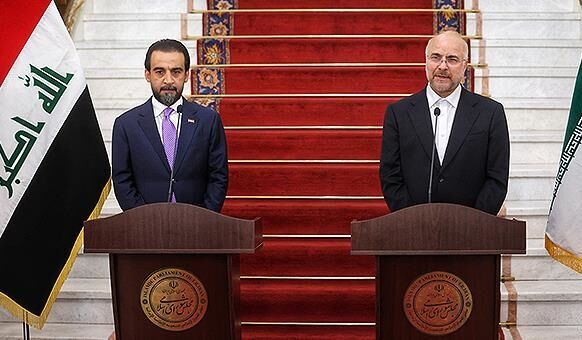 رئيس البرلمان الايراني يدعو العراق الى فتح الحدود البرية امام زوار الأربعين