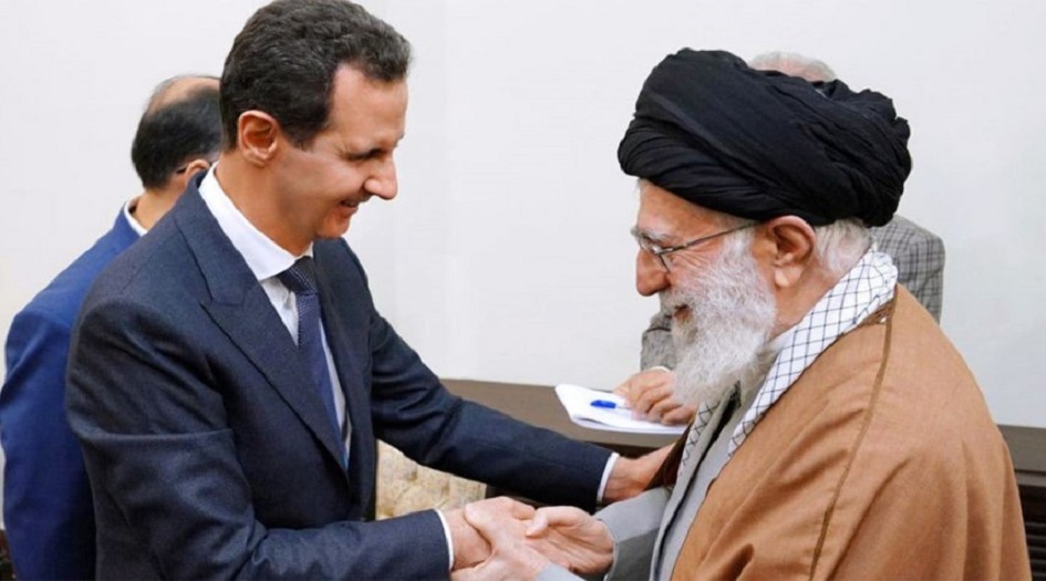 الرئيس السوري  يلتقي الامام الخامنئي في طهران+ صور 
