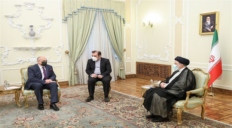 الرئيس الايراني  يستقبل وزير الخارجية البولندي