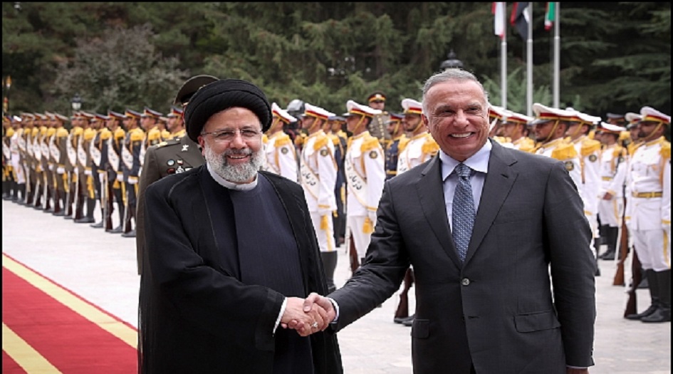 الرئيس الايراني يستقبل رئيس الوزراء العراقي رسمياً