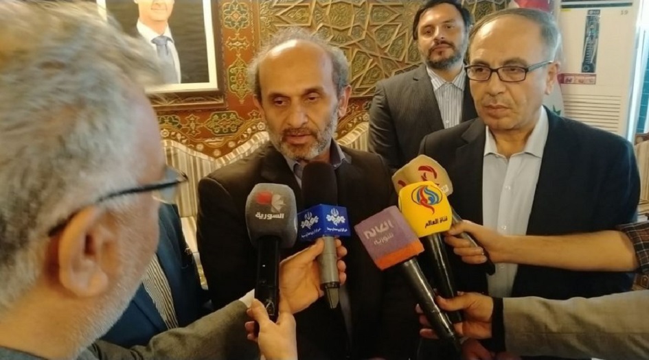 وصول رئيس الاذاعة والتلفزيون الايراني الى سوريا 