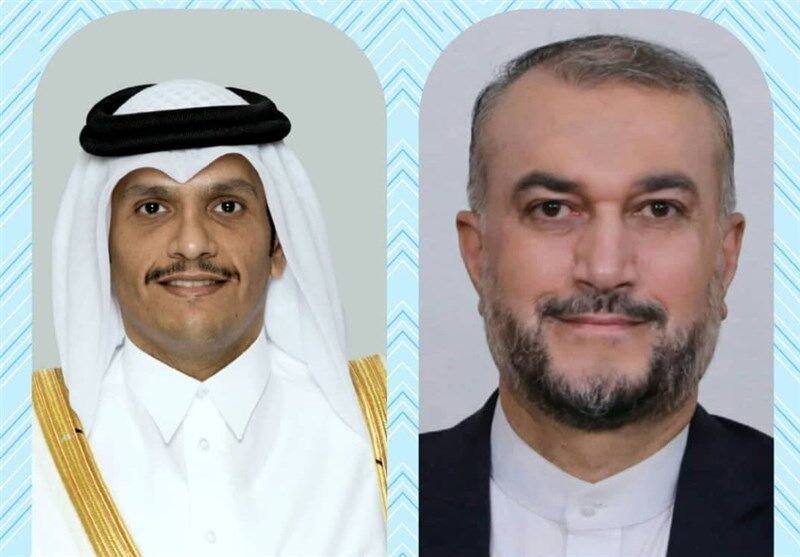 وزير الخارجية الايراني يبحث مع نظيره القطري تطورات الاتفاق النووي