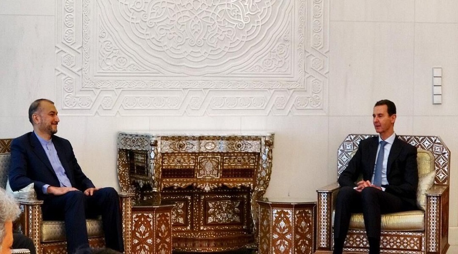 الرئيس السوري يكشف لعبداللهيان عن تشكيل وضع جديد يغير التوازن لصالح دول محور المقاومة