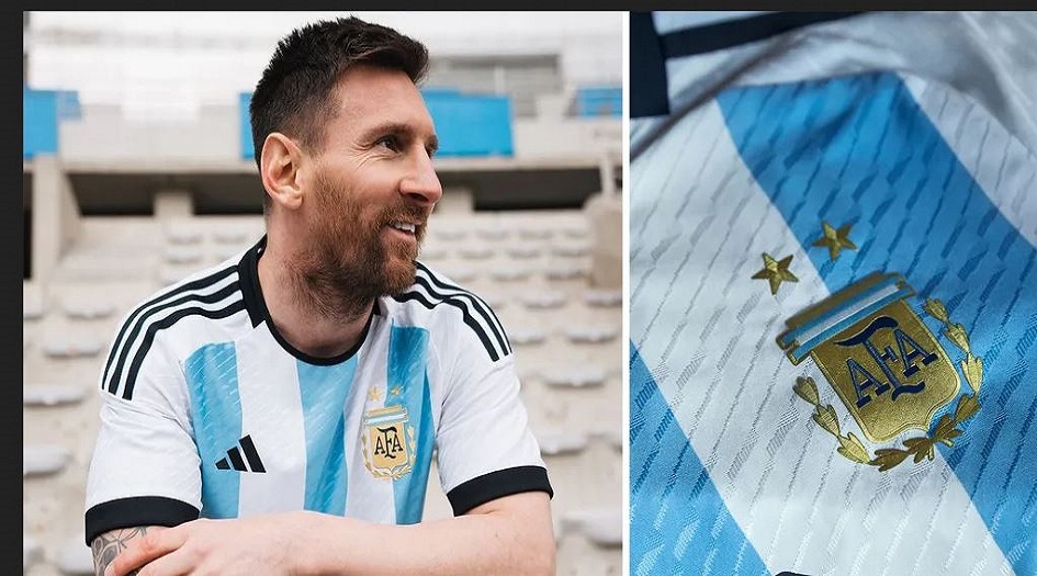 الكشف عن قميص منتخب الأرجنتين للمونديال قطر 2022