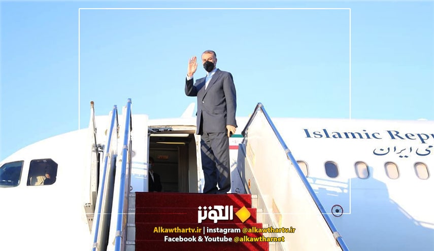 وزير الخارجية الإيراني يغادر طهران متوجهاً الى روما 