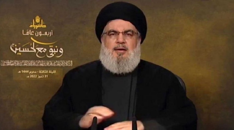الامين العام لحزب الله: سنتصرف على ضوء نتائج لقاءات الوسيط الاميركي