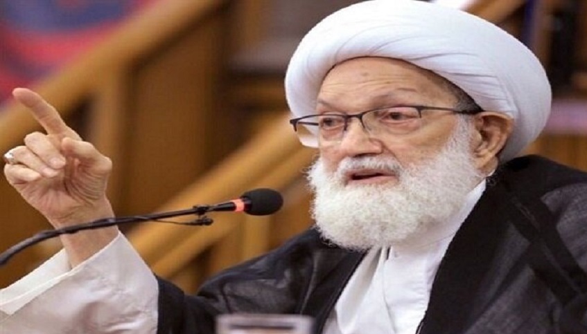 شيخ «عيسي قاسم»  : مردم عزيز بحرين خاك خود را به صهيونيست ها نفروشيد