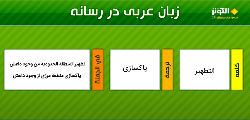اصطلاحات  رسانه اي عربي به فارسي (7)