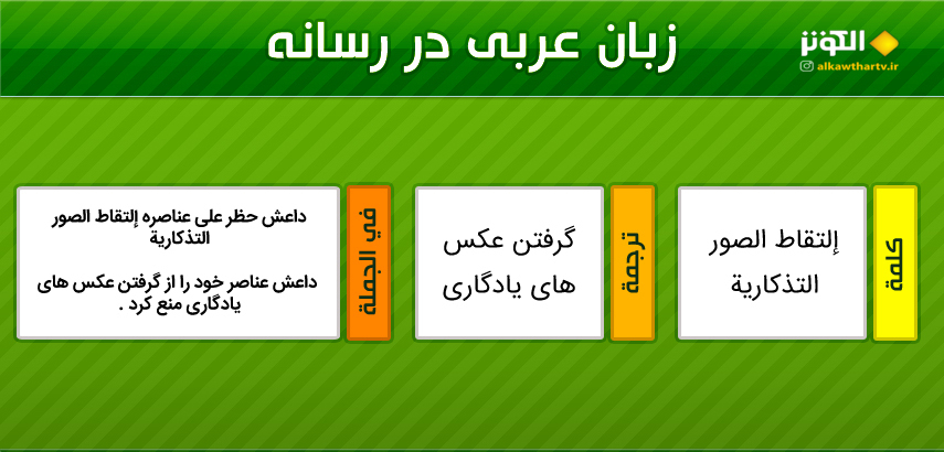 اصطلاحات  رسانه اي عربي به فارسي (38)