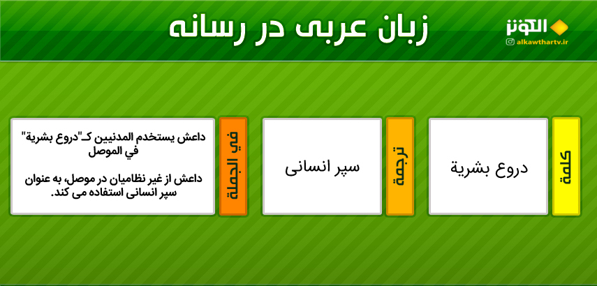 اصطلاحات  رسانه اي عربي به فارسي (39)