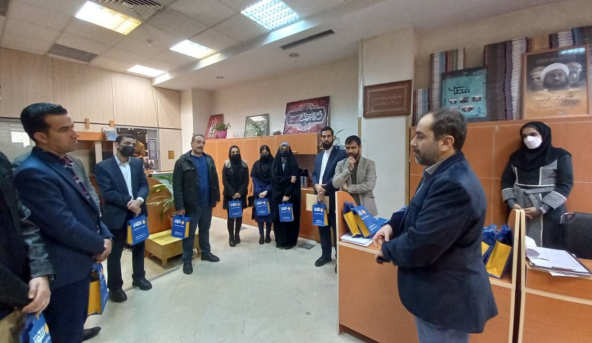 شاهد..زيارة وفد من طلاب جامعة الشهيد بهشتي الى قناة الكوثر الفضائية