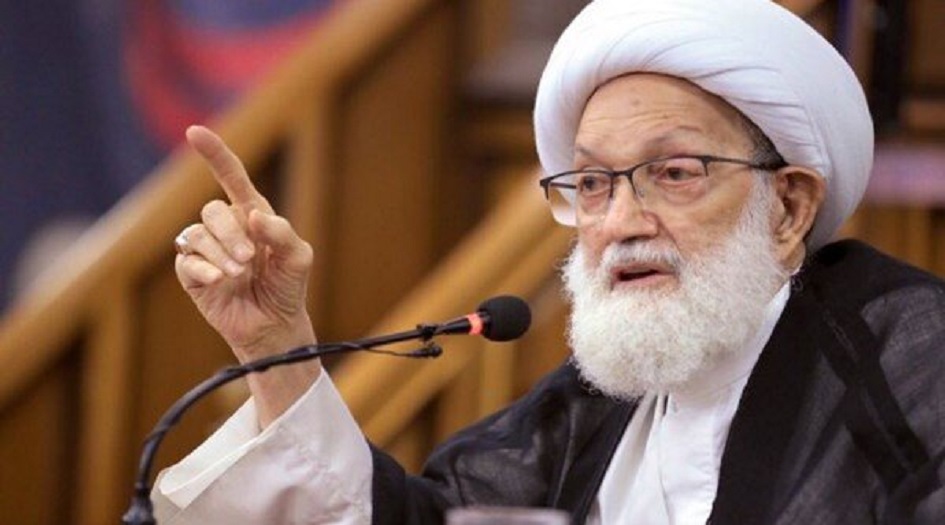 الشيخ عيسى قاسم  يؤكد على تجديد العهد لتغيير الواقع الاسود في البحرين