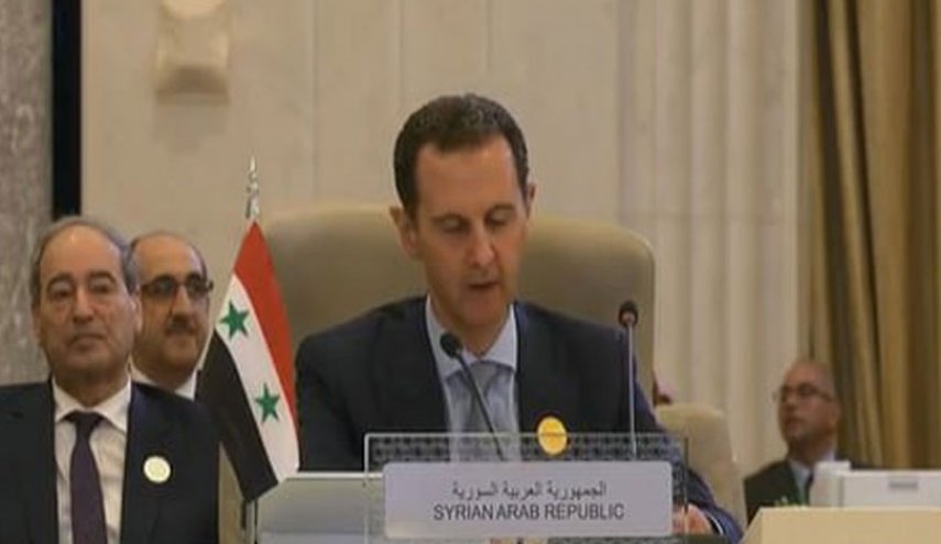 الرئيس السوري بشار الأسد: أمامنا فرصة تأريخية لإعادة ترتيب البيت العربي