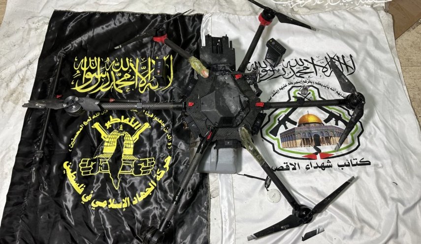 شاهد.. سرايا القدس تعلن اسقاطها مسيرة للاحتلال في جنين 