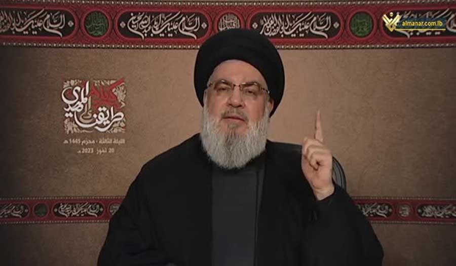 الأمين العام لحزب الله يدعو الشعوب العربية والإسلامية للمطالبة بطرد سفراء السويد 