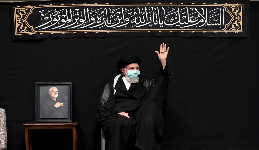  بحضور الامام الخامنئي ..اقامة الليلة الاخيرة من مجالس العزاء الحسيني 